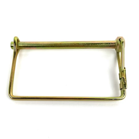 Buyers Products Snapper Pin - 1/4in Diameter x 3in Usable Length, Yellow Zinc Plated 66066